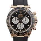 【名東】ロレックス デイトナ 126515LN ランダム ブラック/サンダスト 黒文字盤 750RG/ラバー 自動巻き 2024年 メンズ 男 腕時計【美品】