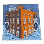 [ название восток ] Hermes pocket square four bru вечеринка оттенок голубого orange серия многоцветный шелк шарф мелкие вещи прочее 