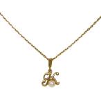 [ Nagoya ] Mikimoto baby жемчуг initial K подвеска с цепью колье K18 желтое золото аксессуары 