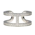 【名古屋】エルメス リング 指輪 エヴァーシェーヌダンクル MM 51 約11号 750WG ホワイトゴールド ダイヤ