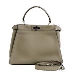 【名古屋】フェンディ ピーカブー ミディアム セレリア 8BN290 コルダ レザー 2WAYハンドバッグ ショルダー レディース鞄 女