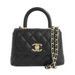 [ Nagoya ] Chanel здесь руль extra Mini AP4244 цепь сумка на плечо черный черная икра s gold не использовался 