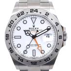 【栄】ロレックス ROLEX 腕時計 エクスプローラー2 42mm 226570 白文字盤 ランダム SS 男性 自動巻き 2021年 保証書