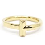 【栄】ティファニー K18YG Tワン リング 指輪 750YG 地金 ジュエリー レディース メンズ【仕上済】