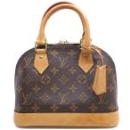 ショッピングヴィトン 【栄】ルイヴィトン アルマBB モノグラム M53152 ブラウン GD金具 ショルダーストラップ・カデナ欠品 ハンドバッグ 女性 本体のみ