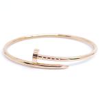 [.] Cartier K18PGju -тактный лодыжка SM маленький модель браслет браслет 750PG ювелирные изделия B6062515[ с отделкой ]