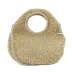 【栄】】アンテプリマ パッロンチーノ ワイヤーハンドバッグ ミニ ショルダー ゴールド SV金具 その他 保存袋