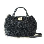 【栄】アンテプリマ PB19SFQ0YI 2WAY ハンドバッグ ショルダーバッグ ブラック ゴールド金具 鞄 その他 保存袋