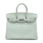 【栄】エルメス バーキン 25 ハンドバッグ W刻 2024年 スイフト ヴェールペパーミント シルバー金具 レディース 女性