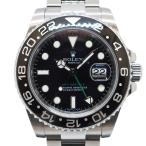 【天白】仕上済 ROLEX ロレックス GMTマスター2 116710LN ブラック V番 SS メンズ 腕時計 自動巻き 男