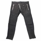 ショッピングディースクエアード 【天白】ディースクエアード パンツ バイカーパンツ ブラック サイズ50 ジップ スキニー ズボン ボトムス アパレル 服