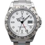 【天白】仕上済 ROLEX ロレックス エクスプローラー2 16570 ホワイト Y番 SS メンズ 腕時計 自動巻き 男