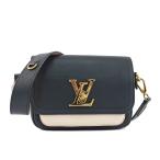 【天白】ルイヴィトン ロックミー・テンダー ショルダーバッグ チェーン欠品 M58557 ノワール 黒 ゴールド金具 2WAY