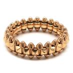 【天白】カルティエ クラッシュ ドゥ カルティエ リング スモール B4229800 指輪 K18 Au750 PG #54 ジュエリー