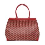 【天白】ゴヤール ベルシャス ビヨードPM トートバッグ ハンドバッグ レッド PVCコーティングキャンバス レザー 鞄