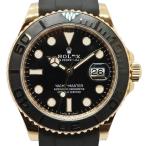 【天白】仕上済 ロレックス ヨットマスター 42 226658 ブラック 750 YG ラバー ランダム メンズ 腕時計 自動巻 2024年 男