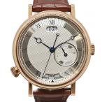 【天白】BREGUET ブレゲ クラシック オーラムンディ 5727BR/12/9ZU 750 RG レザー シルバー 自動巻き メンズ 腕時計 男