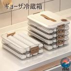 冷蔵庫収納ボックス 餃子収納ケース 冷凍ケース 冷蔵庫 冷凍餃子 多層 食品級ケース 家庭用 餃子冷凍 保存容器 キャニスター 食器 餃子バット蓋付