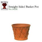 ウィッチフォード テラコッタ 植木鉢 ストレートサイディドバスケット 6.5号鉢相当 STRAIGHT SIDED BASKET