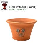 新入荷　ウィッチフォード　テラコッタ　植木鉢　ビオラポット（アッシュフラワー）　7号鉢相当　英国製　Whichford  VIOLA POT ASH FLOWER