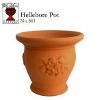 ウィッチフォード テラコッタ 植木鉢 ヘレボーポット 8号鉢相当 イギリス製 Whichford HELLEBORE POT