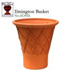 ◆24年6月入荷予定◆ウィッチフォード　テラコッタ植木鉢　《イルミントン バスケット》7.5号鉢相当　イギリス製　Whichford  ILMINGTON