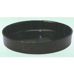 フラワーベース 生け花 花器 水盤 生け花用花器 小原流 池坊 古流 いけばな道具 華道用花器  水盤西山-100・8号黒丸水盤【径25.5cm高さ6cm