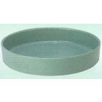 フラワーベース 生け花 花器 水盤 生け花用花器 小原流 池坊 古流 いけばな道具 華道用花器  水盤西山-115・8号青磁丸水盤【径25.5cm高さ6cm