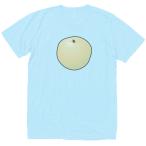 梨　おもしろデザイン　Tシャツ　ライトブルー