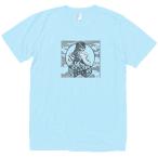 ルー・ルイス・ガイド 　LEW LEWIS　音楽Tシャツ ロックTシャツ バンドTシャツ　ライトブルー