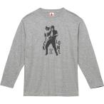 ニック・ロウ Nick Lowe 音楽Tシャツ ロックTシャツ バンドTシャツ 長袖Tシャツ ロングスリーブ グレー