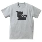シン リジィ  Thin Lizzy　音楽Tシャツ ロックTシャツ バンドTシャツ　グレー