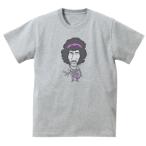 ジミ・ヘンドリックス Jimi Hendrix　音楽Tシャツ ロックTシャツ バンドTシャツ　グレー