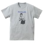 ザ・ポーグス The Pogues　音楽Tシャツ ロックTシャツ バンドTシャツ　グレー