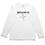 音楽Tシャツ ロックTシャツ バンドTシャツ　MEGADETH　長袖Tシャツ　ロングスリーブ