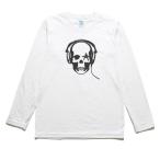 ドクロデザイン・アート長袖Tシャツ...