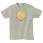 梨 おもしろデザイン Tシャツ シルバーグレー