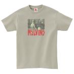 メルヴィンズ  Melvins　音楽Tシャツ ロックTシャツ バンドTシャツ　シルバーグレー