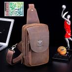 ボディバッグ メンズ 　2way 斜め掛け　ショルダーバッグ 自転車　鞄 レザー　ワンショルダー カジュアル 機能性