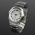 Mauro Jerardi　マウロジェラルディ　チタンソーラー　メンズ腕時計 数字インデックス/ホワイト　MJ039-4