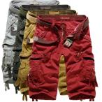 カーゴパンツ　メンズ　作業着　　ショートパンツ ハーフパンツ メンズ カーゴパンツ 半パン 大きいサイズ 迷彩