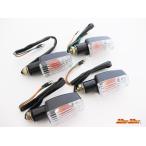 MAD MAX CB400SF модель Mini указатель поворота 4 шт. комплект черный / прозрачный (MM11-0024BC) HONDA SUZUKI KAWASAKI YAMAHA Безумный Макс 