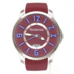 【即納/本州送料無料】Tendence テンデンス 腕時計 バーガンディ　Slim Pop Burgundy 3H TG131001 （並行輸入品）