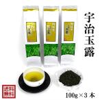 宇治玉露 100g×3本 送料無料 お茶 緑