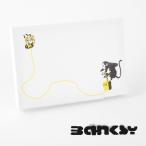 BANKSY CANVAS ART SMALL キャンバス アートパネル ポスター スモール  "Monkey Banana Bomb" 31.5cm × 21cm