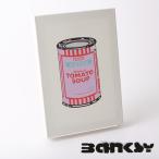 BANKSY CANVAS ART SMALL キャンバス アートファブリックパネル スモール  "Tin Tomato Soup Purple" 31.5cm × 21cm バンクシー トマト缶 パープル ギフト