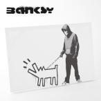 BANKSY CANVAS ART バンクシー キャンバスアート ポスター  "Haring Dog" 60cm × 40cm