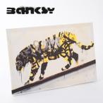 BANKSY CANVAS ART バンクシー キャンバスアート ポスター "Tiger Yellow" 60cm × 40cm