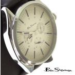 ベンシャーマン Ben Sherman オート ホワイト フェイス クロノグラフ 腕時計 メンズ