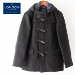 ショッピングダッフルコート LONDON TRADITION メンズ スリムショートダッフルコート チャコール MARTIN 秋冬 英国製  ウール ロンドントラディション マーティン